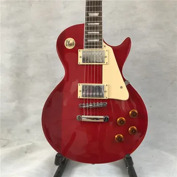 2020 търговия на едро китайска фабрика OEM 2 red lp електрическа китара, продажба на висококачествена китара