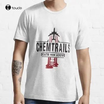 Тениска с логото на Jet Chemtrails Red & Grey Тениска