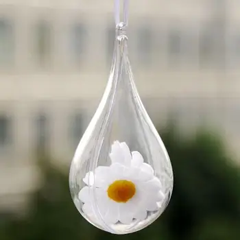 5 Прозрачни пластмасови акрилни мъниста капка може да запълни топката елхи, украса със собствените си ръце и сватбени декорации занаятчия