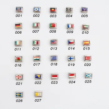 YAAFIL Модерна Двойка, Национален Флаг, Италиански Гривна с Висулки, Мъжки Аксесоари За Мъже и Жени, Гривна за Посещения/Юбилей/Партита