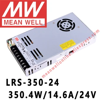 Онлайн магазин Mean Well LRS-350-24 meanwell 24 / 14,6 А /350 W постоянен ток с един изход Импулсно захранване