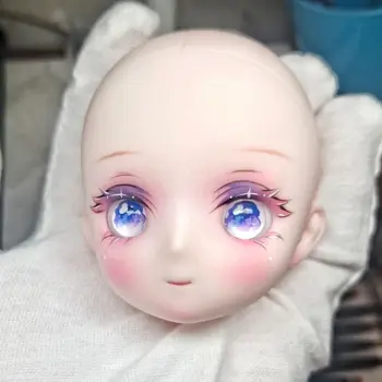 Ръчно Грим Bjd Кукла Главата за Кукли 30 См 14 мм само очите главата на Аниме скъпа главата играчка замяна
