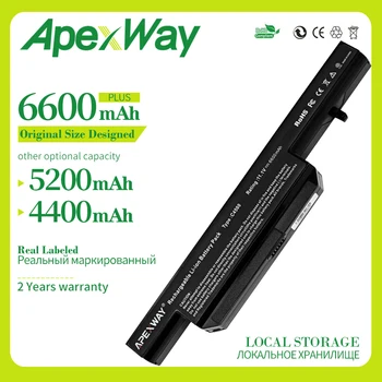 Apexway 11,1 В 6 клетъчна батерия за Clevo C4500BAT-6 C4500BAT 6 B4100M C4500 C4500BAT6 B4105 B5100M B5130M W150 W240C W240HU W250H