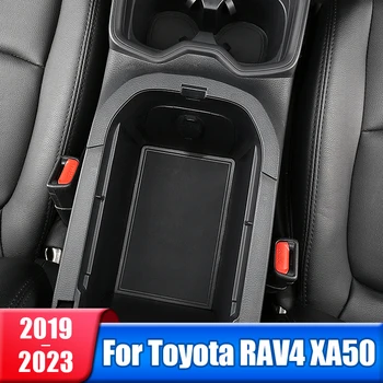 Кожена Противоскользящий поставка за Чаши За Toyota RAV4 2019 2020 2021 2022 2023 RAV 4 XA50 Хибридни Автомобили се Отвори врата, интериорни Аксесоари