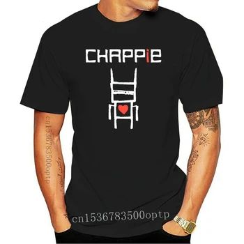 Мъжки Дрехи, Фланелка Chappie, Тениска Love Chappie, Мъжка Тениска с Къс Ръкав, Графична Базова Забавна Тениска от 100 Памук 6xl