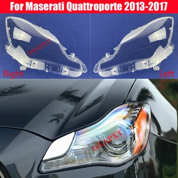 Auto Maserati Quattroporte 2013-2017 Предния Фар Стъклен Фар Лампа Прозрачен Корпус Лампи Капак На Обектива