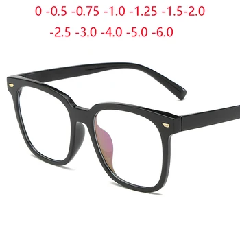1,56 Асферичните Лещи, Предписани Квадратни Очила За Късогледство, за Жени и За Мъже TR90 Късогледство Фотохромичните Очила 0 -0,5 -0,75 До -6,0