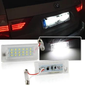 2 броя LED табела Светлина Лампи за BMW X5 E53 99-06 X3 E83 03-10 DXY88 Брой лампи 12 v