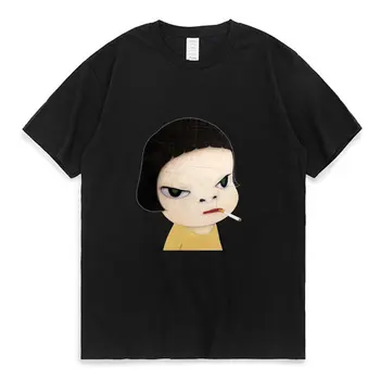 Тениска с Принтом Yoshitomo Nara, аз не искам да израснеш, Лятна Памучен тениска За Мъже и Жени, Новост 2021, Лидер на Продажбите, 10 Цвята, Ризи с къс Ръкав