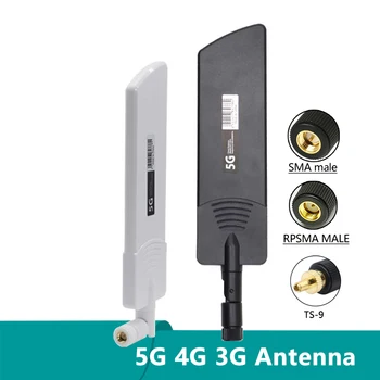 Водоустойчив 5G и 4G, 3G GSM 600 ~ 6000 Mhz Антена С Висок коефициент на усилване на 22dbi Вътрешен Път на Външната Безжична Omni Антена WiFi С Магнитна Основа