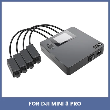6 в 1, Дигитален Дисплей Зарядно Устройство за DJI RC Контролер Дрона Hub Зареждане на Батерията Бързо Интелигентно Зарядно Устройство за DJI Mini Pro 3