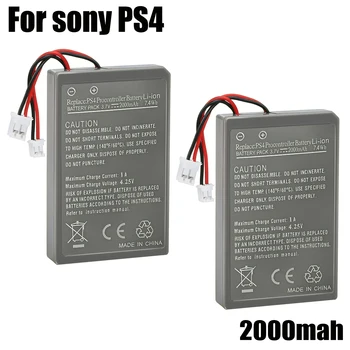 Батерия За SONY PS4 PS4 PRo slim Dualshock 4 V1 V2 Безжичен Геймпад Контролер батерия 2x3x4x 2000 mah Акумулаторна Батерия