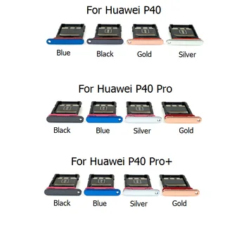 За Huawei P40 Pro Plus Тава За Sim-Карти Слот за Притежателя Адаптер Конектор Тава За SD-Карти, Резервни Части