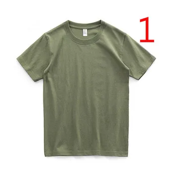 Памучен однотонная тениска с къс ръкав за мъже и жени, с кръгло деколте, свободна, състрадателен, бял памучен долна риза, тениска