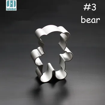форма за печене от алуминиева сплав във формата на мечка, форма за пудинг / Плодове / зеленчуци / тостове