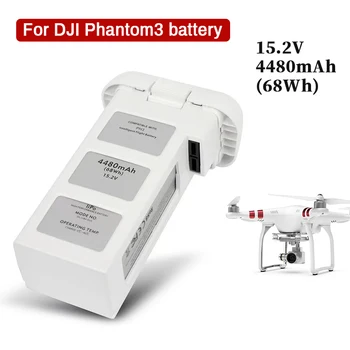 НОВА Батерия Дрона 15,2 В 4480 ма за DJI Phantom 3 SE, Интелигентен Одобрен Li-Po Батерия, Професионален Стандарт, Аксесоари за Радиоуправляемого Дрона