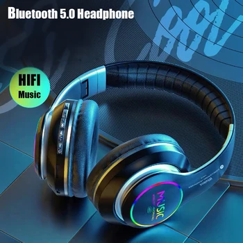 Bluetooth Стерео Слушалки 5,0 Безжични Слушалки Спортни Слушалки Преносима Модерна Детска Слушалки За PC на Телефона, 3.5 мм Аудио