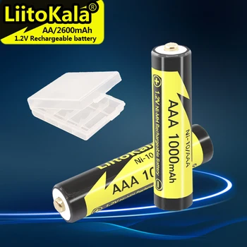 5-50 бр LiitoKala Ni-10/ААА 1,2 НА 1000 mah AAA NI-MH Акумулаторна Батерия За Самобръсначка Фенерче Помещение NIMH, Предварително заредена Батерия