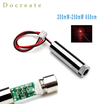 Червена Точка Фокусируемый 200 Mw-250 Mw 650 nm Лазерен Модул Лазерен Генератор Смяна на Диода Мини САМ Гравьор, електрически инструменти и Набор от Аксесоари