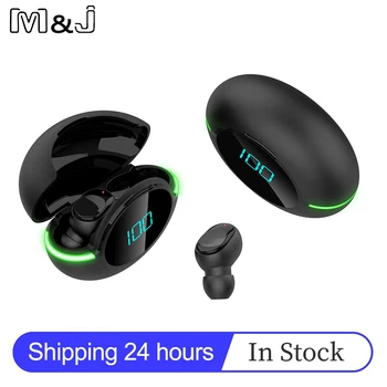 Нова Оригинална Bluetooth Слушалки Безжични Слушалки Tws Слушалки Спортни Слушалки в ушите Стерео Слушалки Водоустойчив намаляване на шума HD, Микрофон