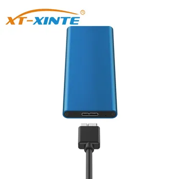 XT-XINTE USB 3.0 до M. 2 за NGFF SSD Мобилен Твърд Диск, Кутия за Адаптер Карта на Външния Корпус на Калъф за SSD 2230/2242/2260/2280