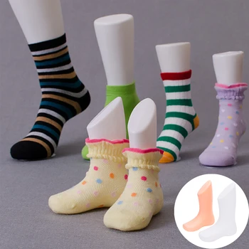 Детски Foot Дисплей Мухъл Чорапи Обувки Манекен Моделиране на Краката Къси Чорапи За Дома САМ Аксесоари