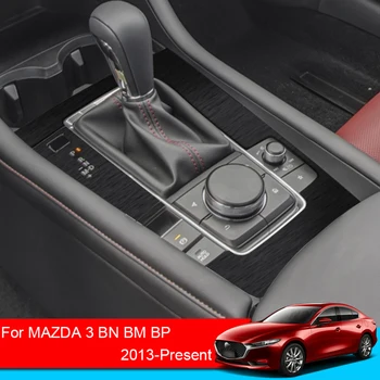 Стикер за Купето на Автомобила MAZDA 3 BN BM BP 2013-2025 Повдигаща Прозорец Панел Стикер Скоростната Кутия на Таблото Защитно Фолио Авто аксесоари