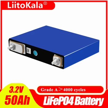 LiitoKala 3.2 В 50Ah lifepo4 клетки литиево-желязо фосфат за 12v 52Ah акумулаторна батерия сам за съхранение на слънчева енергия