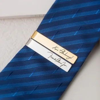 Персонални Изрежеш Датата, На Името На Скоба За Вратовръзка Мъжете Потребителски Лого Вратовръзка Бар Жени Сватба Бижута Бизнес Подарък