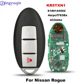 jingyuqin KR5TXN1 S180144502 Дистанционно Умен Автомобилен Ключ За Nissan Rogue, 433 Mhz 4AChip 3BTN Без Ключ