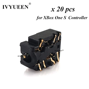 IVYUEEN 20 бр. за XBox One S е Тънък Контролер Конектор 3.5 мм Порт за Свързване на Слушалки, Жак за Свързване на Слушалки, Жак за Слушалки