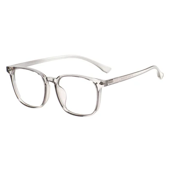 Мъжки и дамски Модни Леки Квадратни Очила TR90 с Пълна Рамки, Прозрачни Рамки За Очила По Рецепта, Рамки За Оптични Лещи