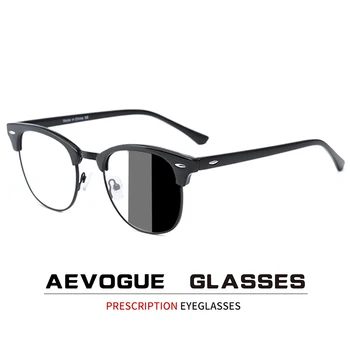 AEVOGUE Фотохромичните Очила в Рамки Мъжки Оптични Очила с отрицателна капацитет от Женски слънчеви Очила за Късогледство Очила по Рецепта AE0814