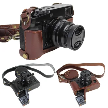 Калъф От естествена кожа, Чанта за фотоапарат, калъф За Fujifilm X-Pro2 Xpro II X-PRO3, калъф за фотоапарат, презрамка и мини чанта за носене