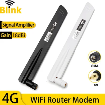 4G LTE Omni Антена Усилвател на GSM 2G 3G Усилвател на Мобилен WiFi Сигнал от Външна Антена TS9 за Рутер, Модем, Безжична Мрежова Карта