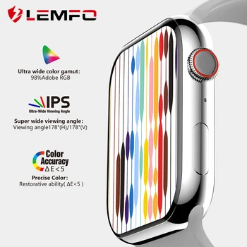 LEMFO DM10 Смарт Часовници За Мъже и Жени Серия 7 Smartwatch Bluetooth Предизвикателство Потребителски Скали 2,09 Инча, Резолюция 480*546 pk IWO 14 W27 PRO