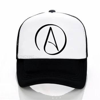 Атеист Логото на Науката Атом Символ на Въпрос на Всички бейзболни шапки лятна окото шапка на шофьор на камион Регулируема спортна шапка