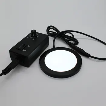 Регулируем източник на светлина дъното на пръстен на LED яркост долния изключва сянка, отразяваща за бинокулярно тринокулярного стерео-Микроскоп