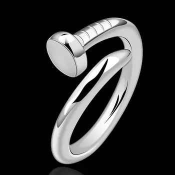 Продажба на едро посеребренное пръстен, посребрени бижута, модерен пръстен / ftqaokxa hfwapxda R591