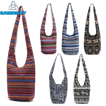 QAQBBIVY Новост 2021, Дамска Чанта за чанта в етнически стил хипи, дамски Чанти На рамо, Дамски Ежедневни Чанти-тоут За Пазаруване, Чанта за пътуване