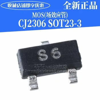 10 Бр./ЛОТ CJ2306 S6 SOT-23 N 30/3.16 A MOSFET нов оригинален в наличност