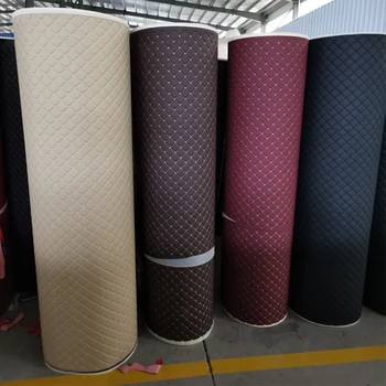 3D diamond материал за защита на околната среда кожена авто килим калъф ватиран калъф за интериора на Автомобилната Мебели