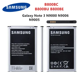 Оригинална батерия SAMSUNG B800BC B800BU B800BE 3200 mah За Samsung Galaxy Note 3 N900 N9002 N9005 N9006 N9008 N9009 с УО