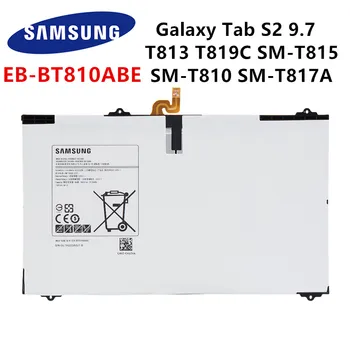 SAMSUNG оригинален EB-BT810ABE 5870mA Таблет Батерия За Samsung Galaxy S2 9,7 T815C SM-T815 SM-T810 SM-T817A T813 T819C T815Y