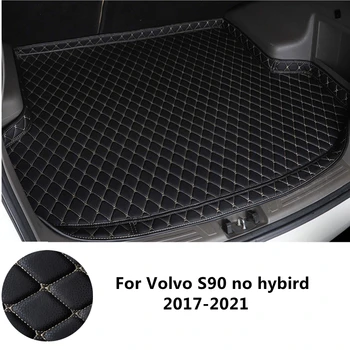 SJ 6 цвята, Подложка за багажника за кола, облицовки за багаж, Задната част на товарен хастар, подходящ за Volvo S90 (2017-2018-2019-2020-2021 ГОДИНА)