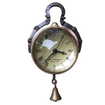 Нови Ретро Бронзов Кристална Топка Полуавтоматични Механични Часовници, Антични Часовници
