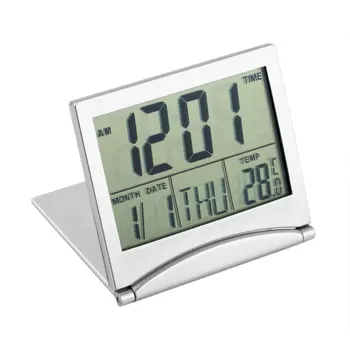 Алармен Дисплей дата час температура Сгъваема мини Тенис на Термометър на кутията Цифров LCD Таймер за обратно отброяване на времето