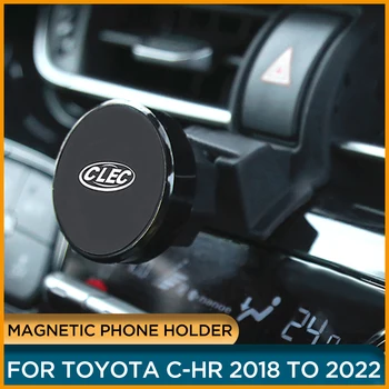 Магнитен Кола Телефона Скоба За Toyota CHR 2021 2022 2020 Притежателя на Телефона Клип GPS Поставка Калъф За Toyota C-HR 2018 2019 2020