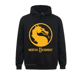Mortal Kombat 11 Пуловер С Логото На Дракона Hoody С Качулка StreetCartoon Качулки Ден На Майката Нова Мода Спортни Дрехи И Качулки За Възрастни
