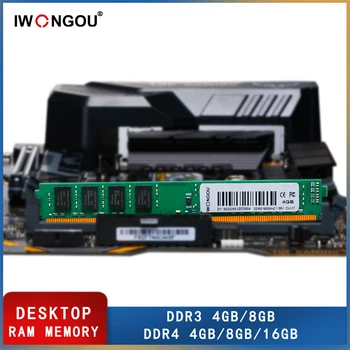 DDR4 3200 Mhz, 16 GB, 8 GB, а За Intel, AMD IWONGOU DDR4 Памет 8 GB 16 GB от 4 GB 2400 Mhz 2666 Mhz Десктоп PC памет DDR3 е 8 GB 4 GB 1600 Mhz